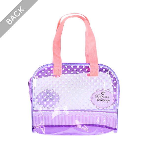 ボストン型ビーチバッグ（ドット）