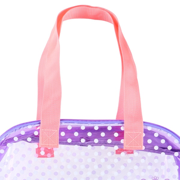 ボストン型ビーチバッグ（ドット）