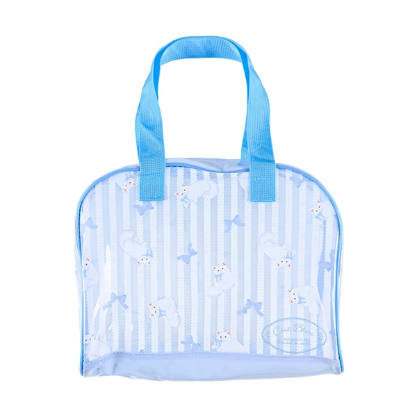 ボストン型ビーチバッグ（ねこ）