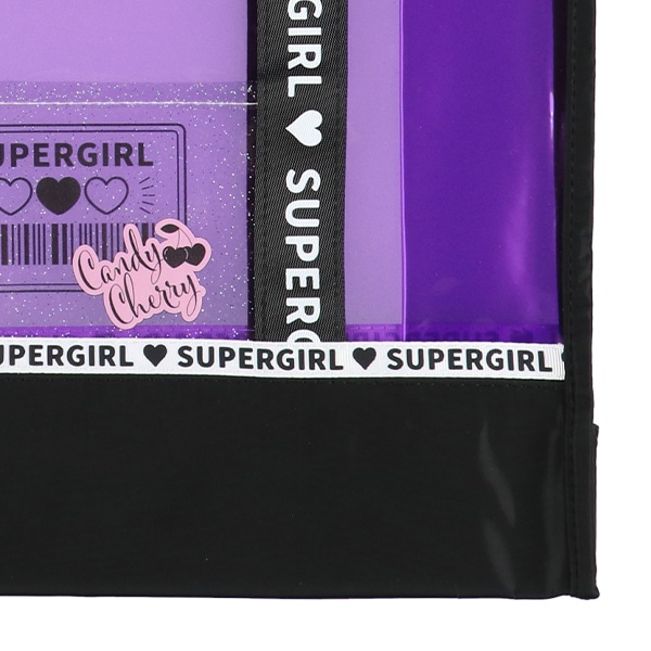 角型ビーチバッグ（ハート）