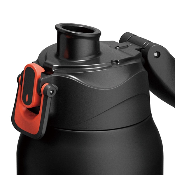 サーモス）真空断熱スポーツボトル 800ml（ブラックオレンジ）