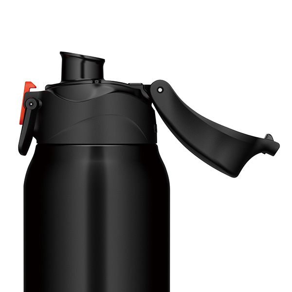 サーモス）真空断熱スポーツボトル 1L（ブラックオレンジ）