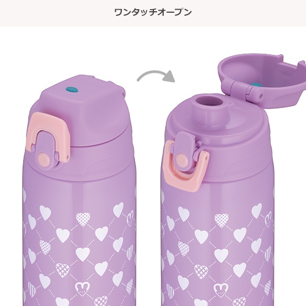 サーモス）真空断熱2WAYボトル 600ml（パープルピンク）