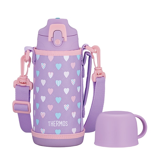 サーモス）真空断熱2WAYボトル 600ml（パープルピンク）