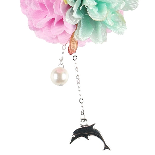 和クリップ（イルカチャーム付き）