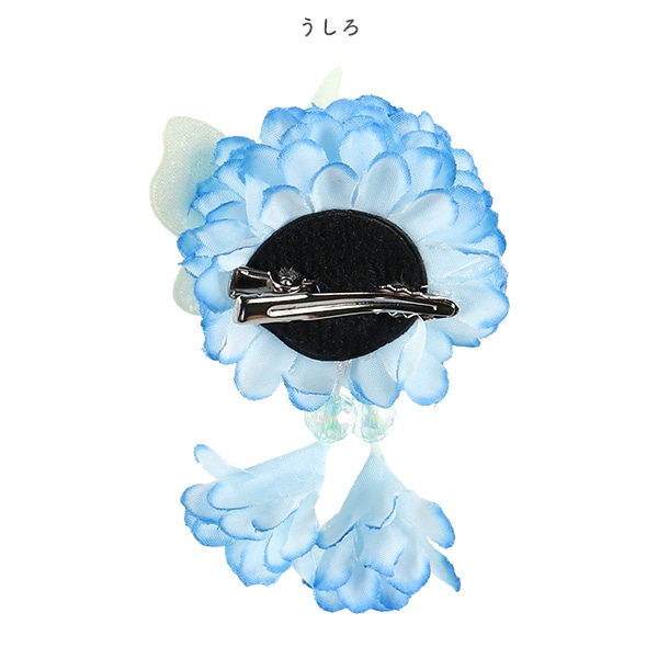 和クリップ（ラメ蝶付き）