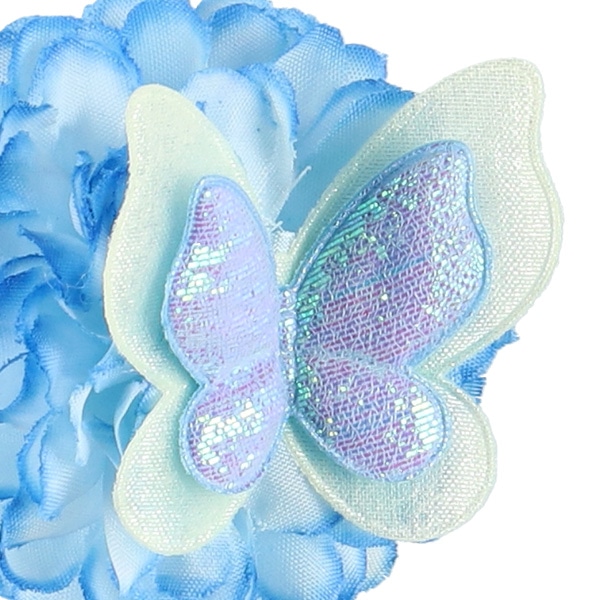 和クリップ（ラメ蝶付き）