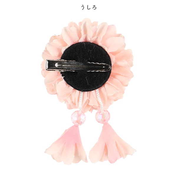 和クリップ（ハート付きリボン）