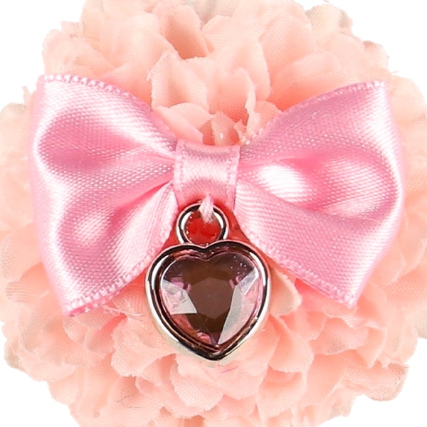 和クリップ（ハート付きリボン）