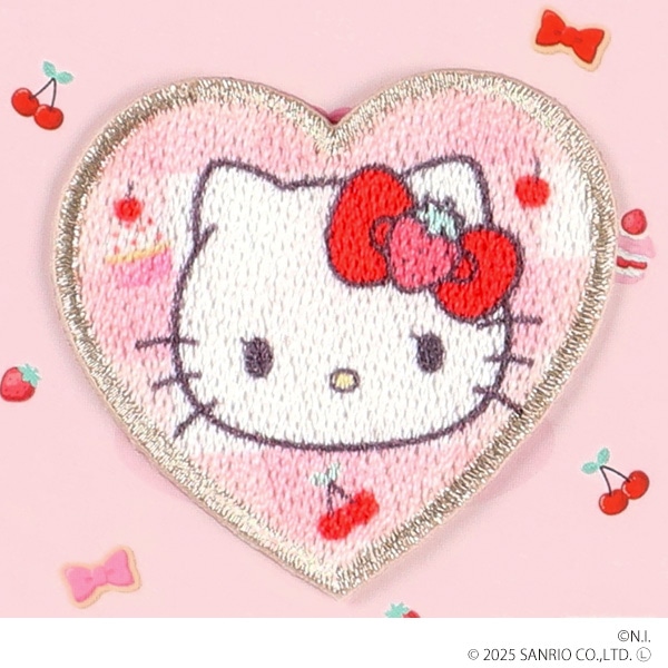 バンダイ）メゾピアノ×ハローキティ 2WAYワッペン小（ハローキティ）