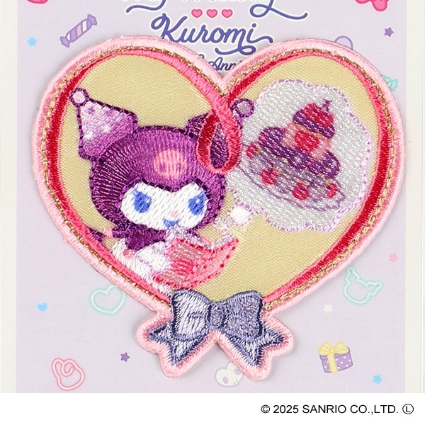 2WAYワッペン ハートリボン（クロミ）