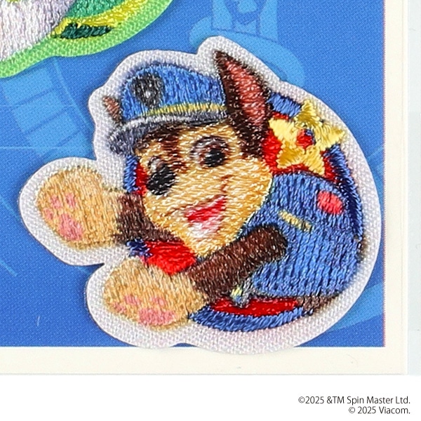 2WAYワッペン小 チェイス&ロッキー（パウ・パトロール）