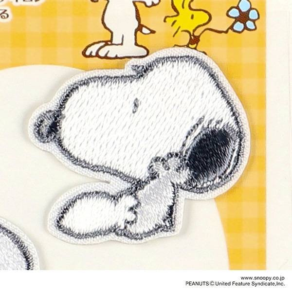 2WAYワッペン大 フェイス 3個セット（スヌーピー）