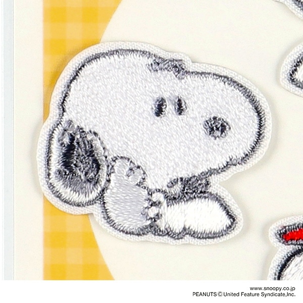 2WAYワッペン大 フェイス 3個セット（スヌーピー）