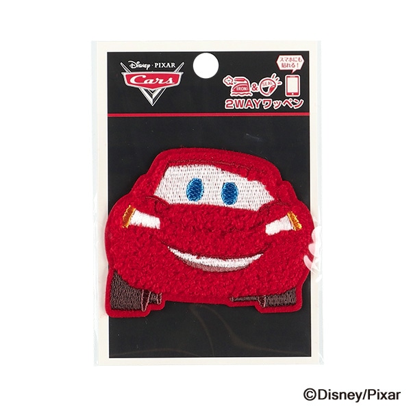 2WAYワッペン大 マックィーン 正面（カーズ）