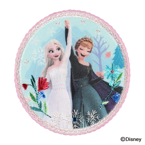 2WAYワッペン大 ガッツポーズ（アナと雪の女王）