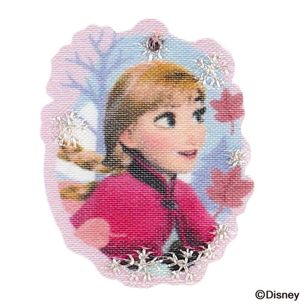 2WAYワッペン小 エルサ&アナなかよしセット（アナと雪の女王）