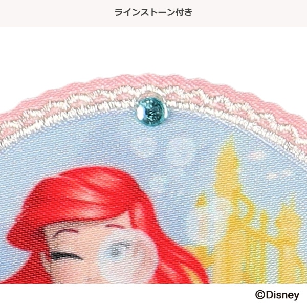 2WAYワッペン大 アリエル 海の中（リトル・マーメイド）