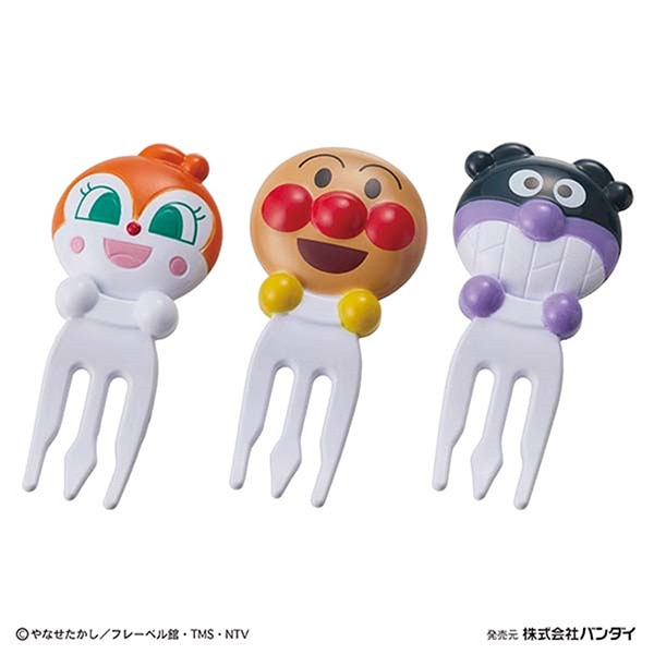バンダイ）ニコニコフォークピック 6本入り（アンパンマン）