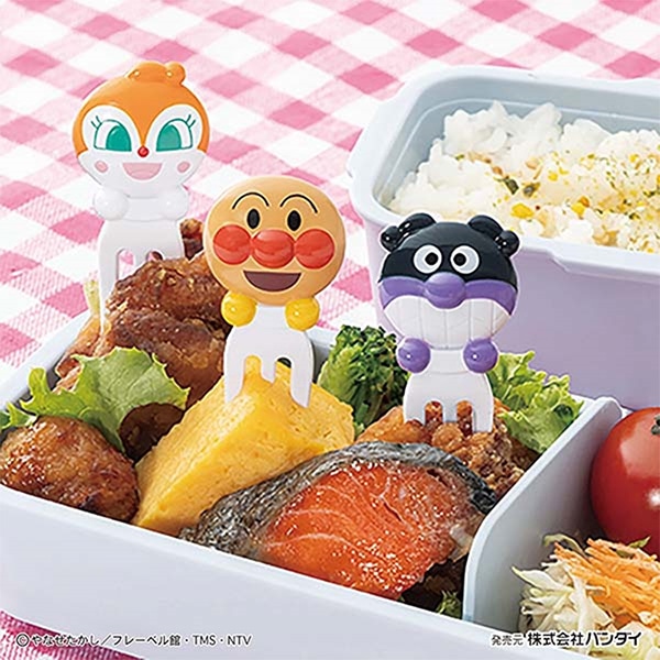 バンダイ）ニコニコフォークピック 6本入り（アンパンマン）
