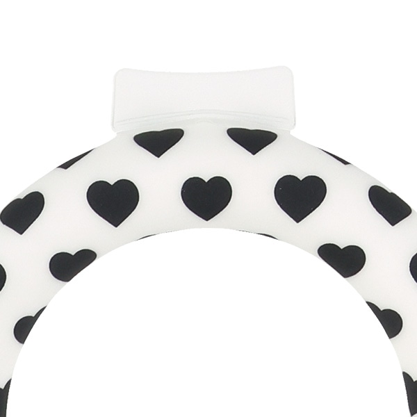 クールネックリング S（ブラックハート）