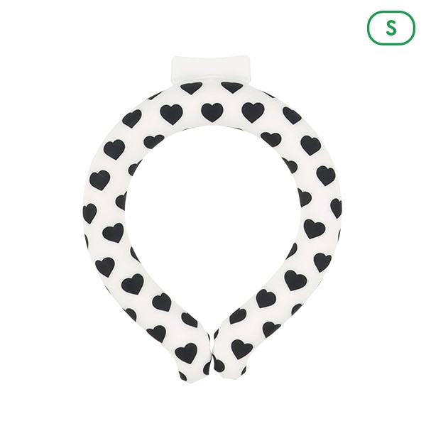 クールネックリング S（ブラックハート）