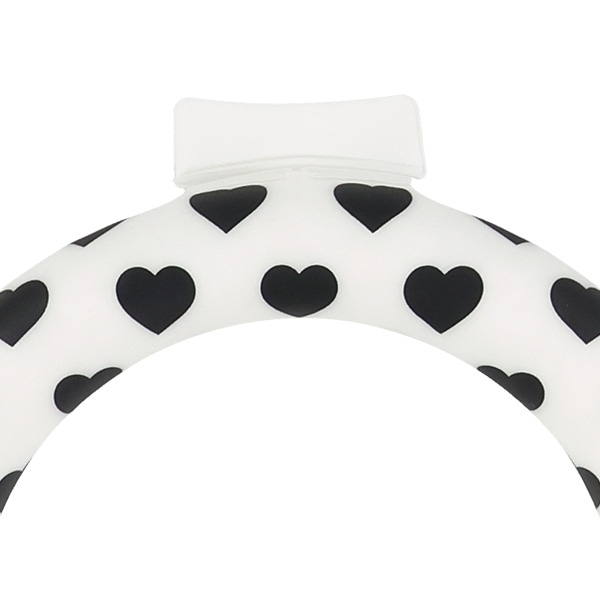 クールネックリング M（ブラックハート）