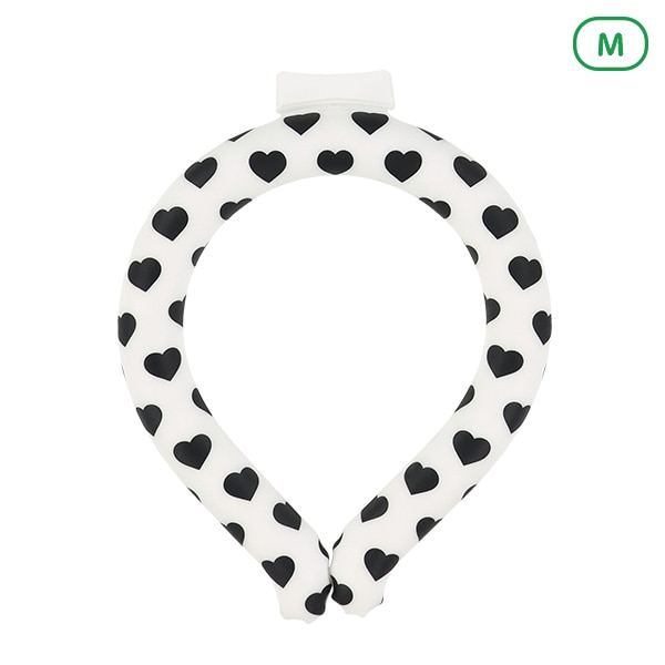 クールネックリング M（ブラックハート）