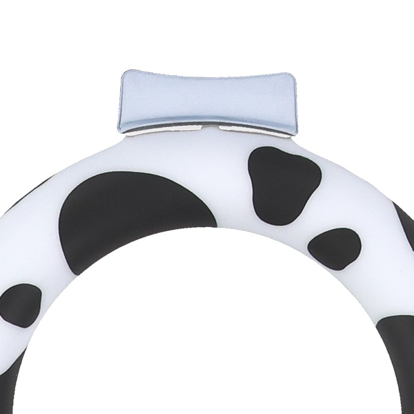 クールネックリング S（うし柄）