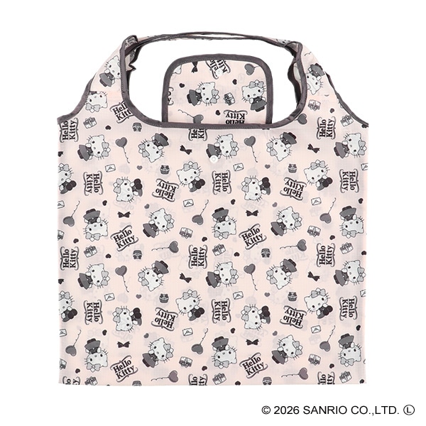 ロールエコバッグ モノトーン（ハローキティ）