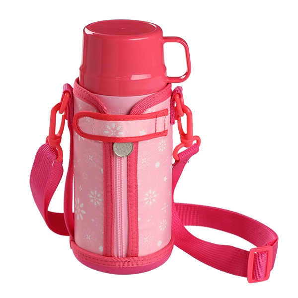 2WAYステンレスボトル ポーチ付き 600ml（ディズニープリンセス）