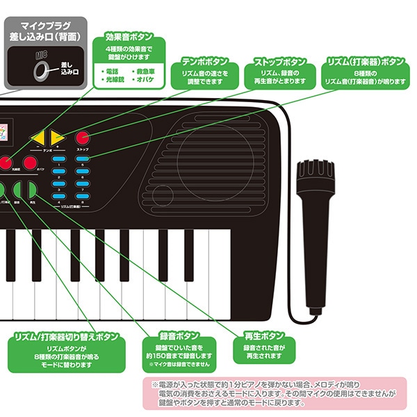両手でひける！キッズキーボード