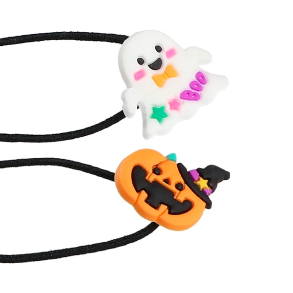 シャカシャカヘアゴム（おばけ・かぼちゃ）