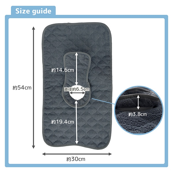 Rebalo）防水らくらくシートカバー グレー