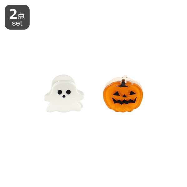 バンスクリップ（おばけ・かぼちゃ）