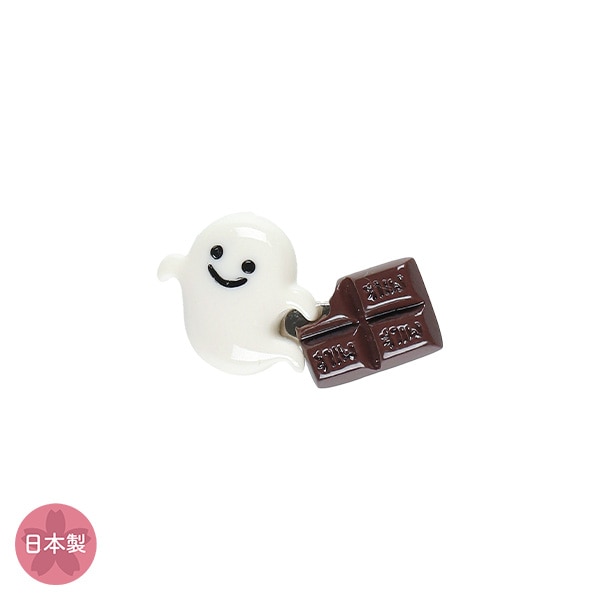 ヘアクリップ（おばけチョコ）
