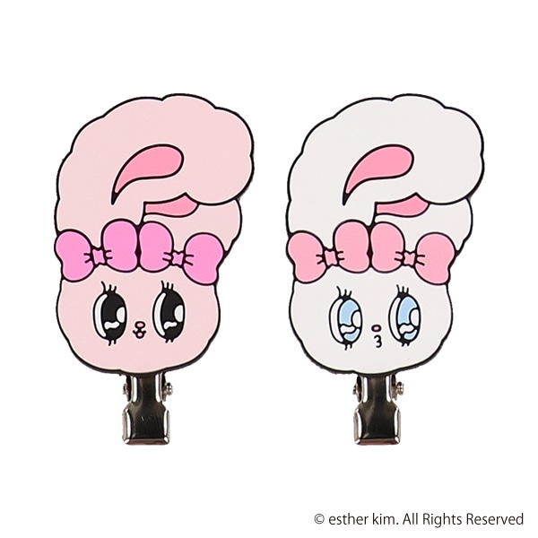 ラバー前髪クリップ フェイス（エスターバニー）