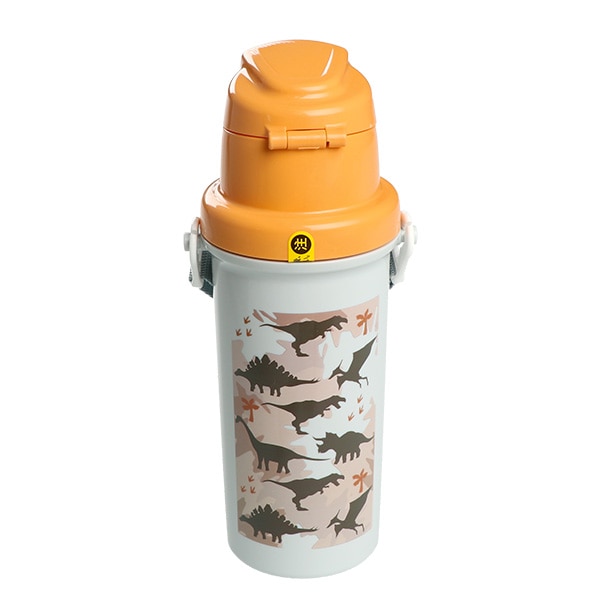 抗菌直のみ水筒 600ml（恐竜）
