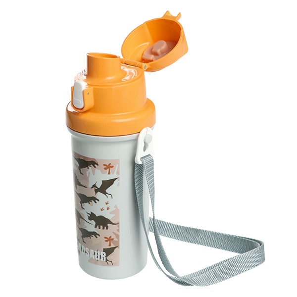 抗菌直のみ水筒 600ml（恐竜）
