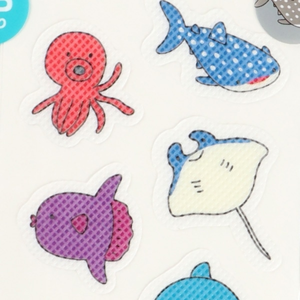 虫よけシール 96枚（海の生き物）