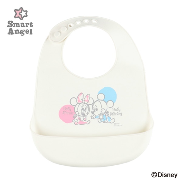 シリコンエプロン（ミッキーマウス・ミニーマウス）