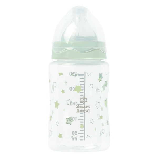 広口哺乳びん2本組 プラスチック製 250ml（スター）