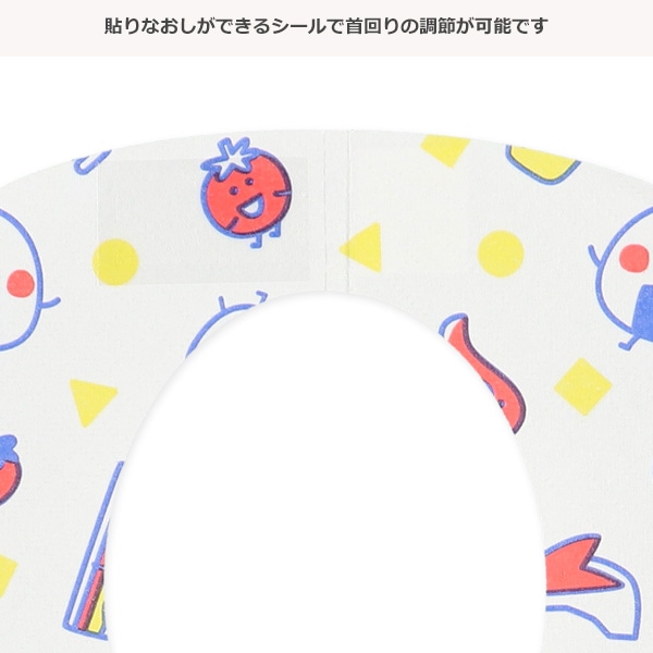 お手軽エプロン 30枚入り（15枚×2パターン）（2層タイプ・たべもの柄）