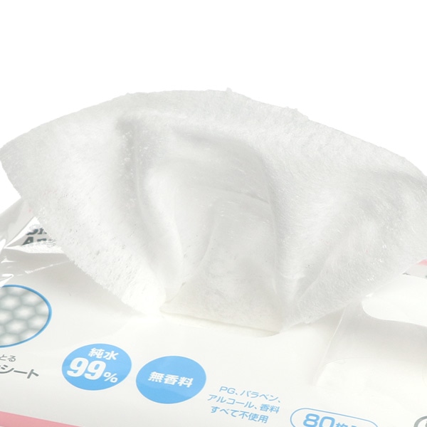 厚手仕様おしりふき 800枚（80枚×10個）