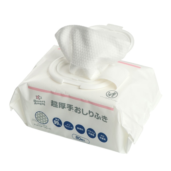 超厚手おしりふき 80枚入り