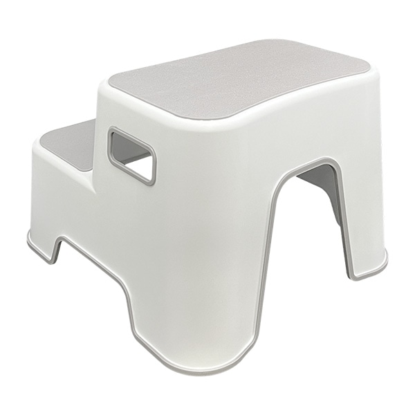 滑り止め付き2段ステップ