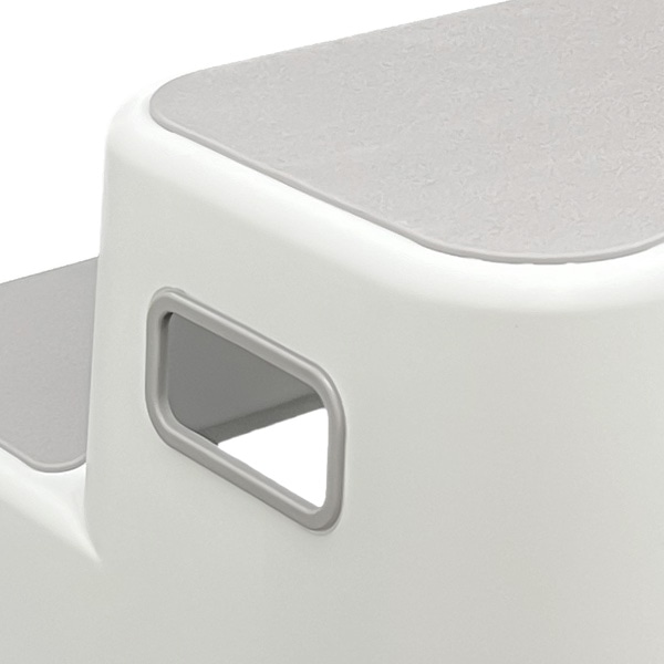 滑り止め付き2段ステップ