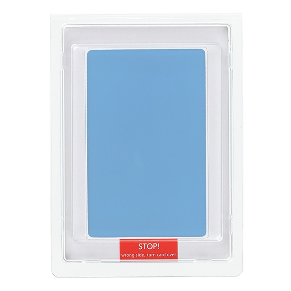 手形足形スタンプ&フレーム ブルー