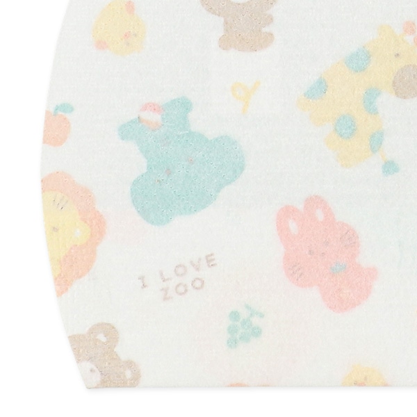 お手軽エプロン どうぶつ柄 10枚入り（3層タイプ）