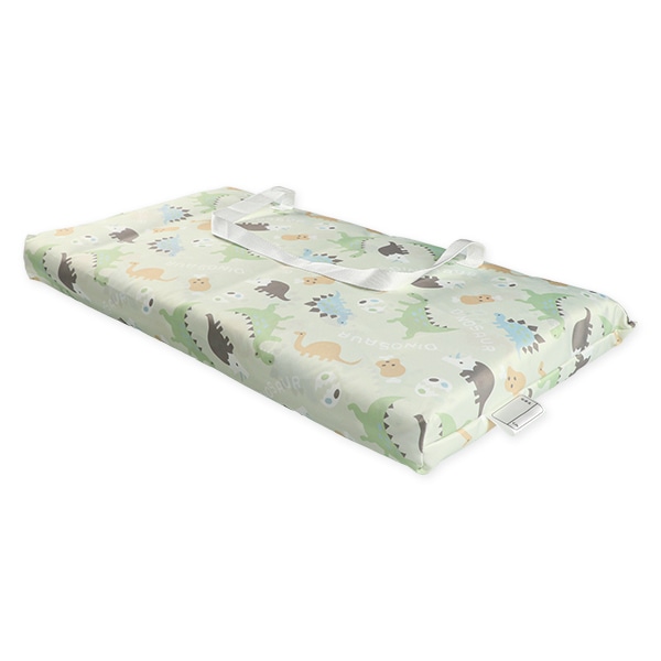 敷布団まで洗えるお昼寝布団3点セット（恐竜/横ファスナー式）